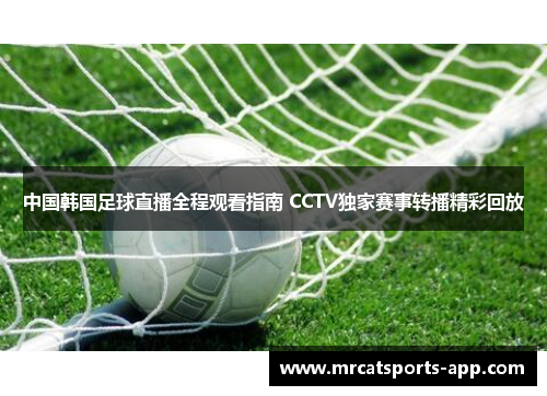 中国韩国足球直播全程观看指南 CCTV独家赛事转播精彩回放